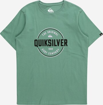 QUIKSILVER Funkcionalna majica 'YOUTH' | zelena barva: sprednja stran