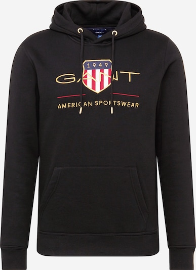 GANT Sweatshirt in de kleur Goudgeel / Rood / Zwart / Wit, Productweergave