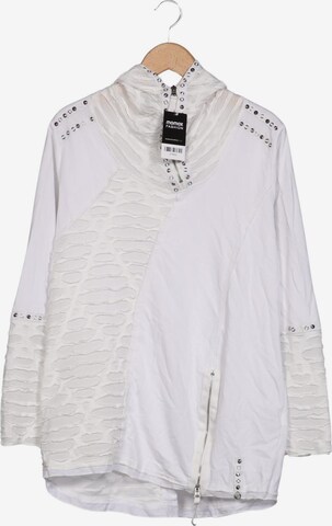 Tredy Kapuzenpullover XXL in Weiß: Vorderseite