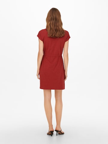 ONLY Kleid 'BONE' in Rot