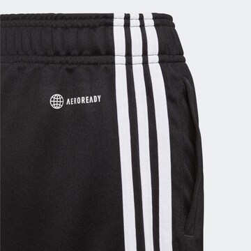 ADIDAS SPORTSWEAR Regular Workout Pants 'Designed To Move 3-Stripes' in Black