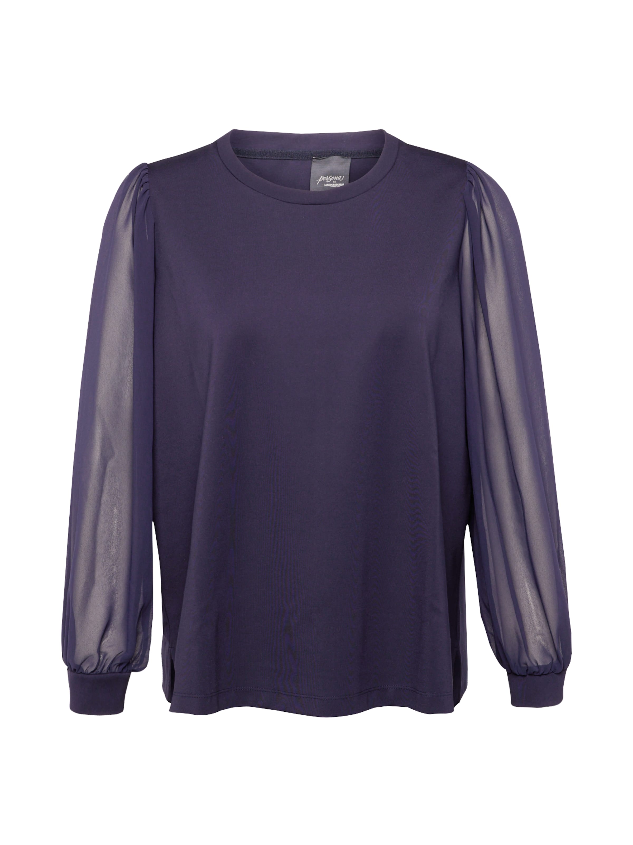 Persona by Marina Rinaldi Блузка 'OFF' в Синий: спереди