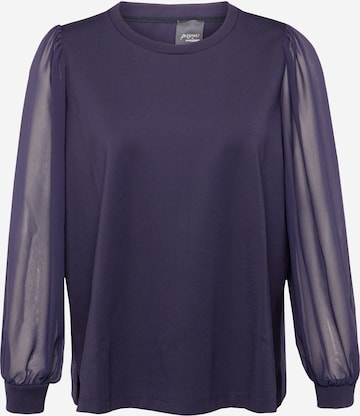 Persona by Marina Rinaldi - Blusa 'OFF' en azul: frente