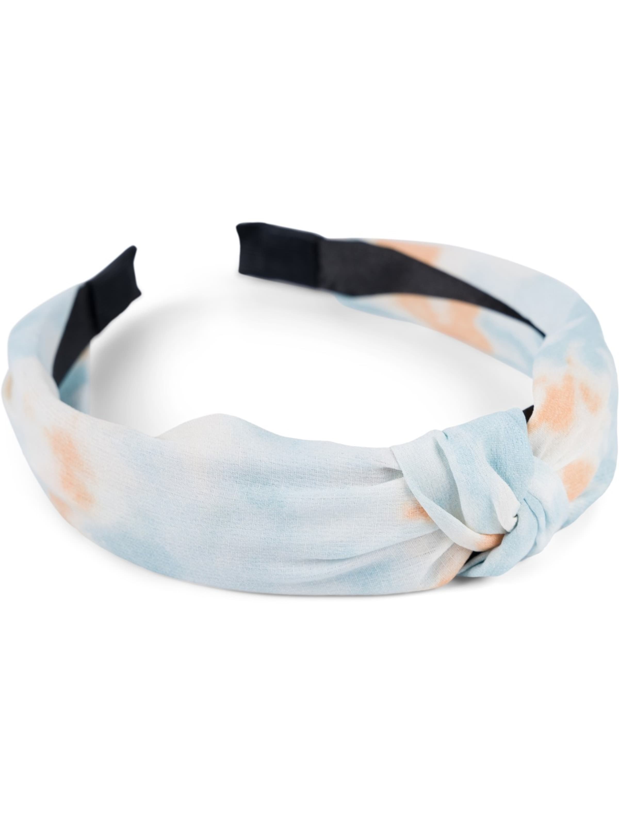 styleBREAKER Haarschmuck 'Stoff Haarreif Batik Farbverlauf'‌‌‌‌‌‌‌‌‌‌ in Blau: Vorderseite