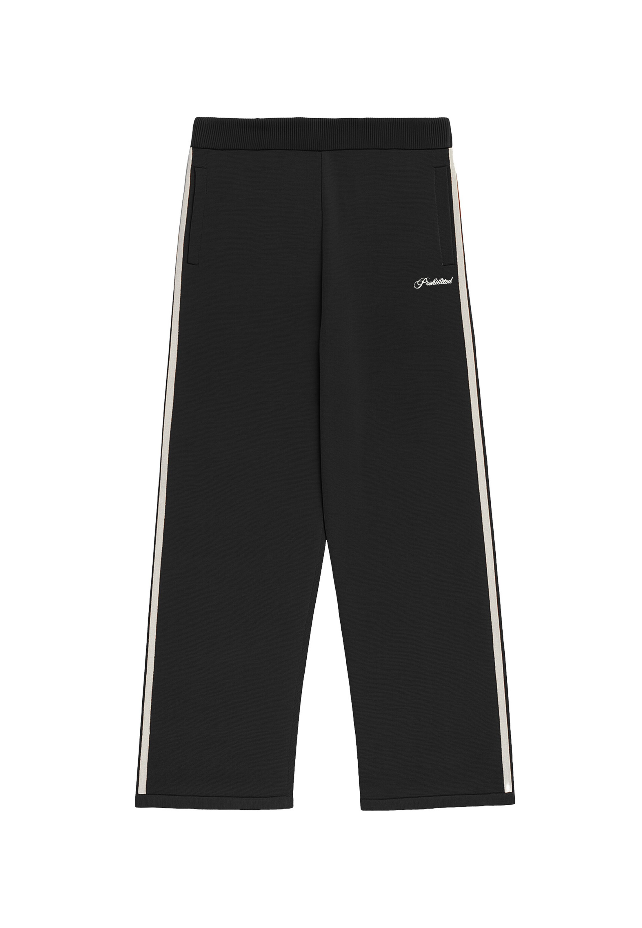 Prohibited Pantalon en L/Regular en noir / blanc, Vue avec produit