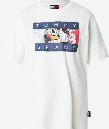 Maglietta di Tommy Jeans in bianco: frontale