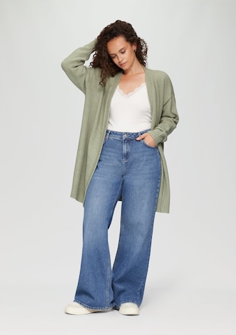 QS Knit cardigan in Green
