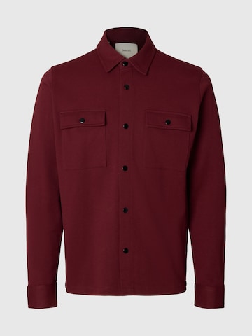 SELECTED - Ajuste regular Camisa en rojo