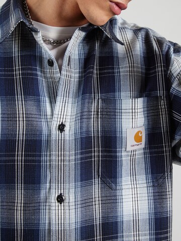 Carhartt WIP - Ajuste confortable Camisa 'Blanton' en azul