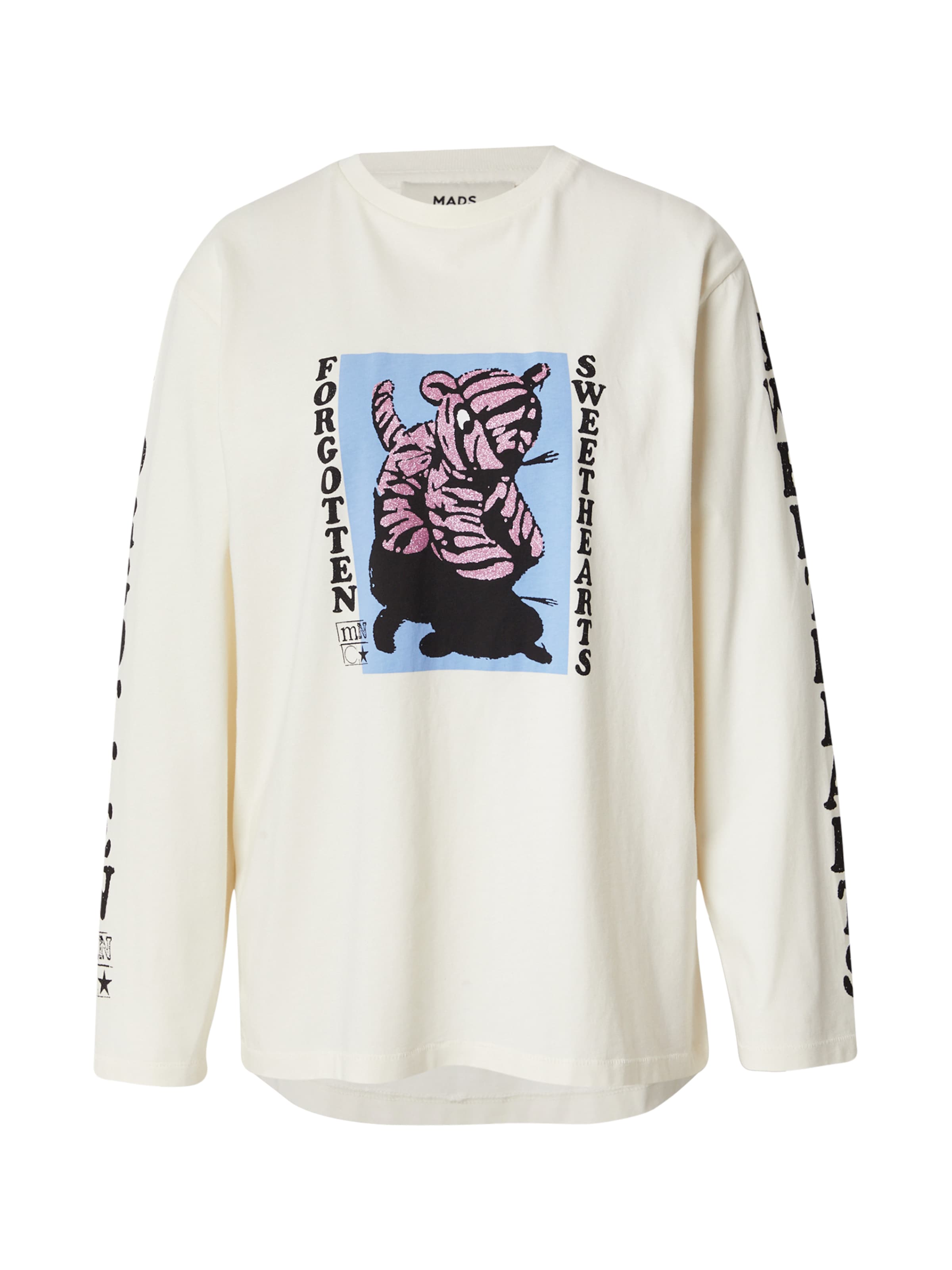 MADS NORGAARD COPENHAGEN Póló 'Jerry' - fehér: elől