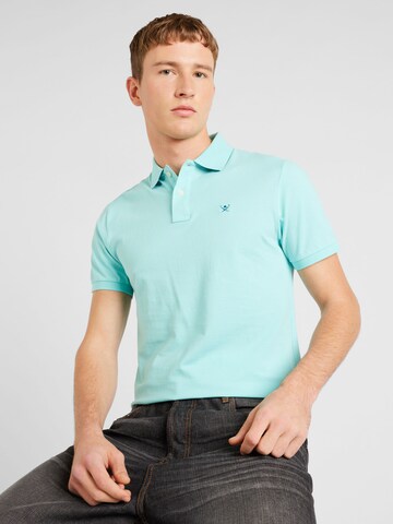 T-Shirt Hackett London en bleu : devant