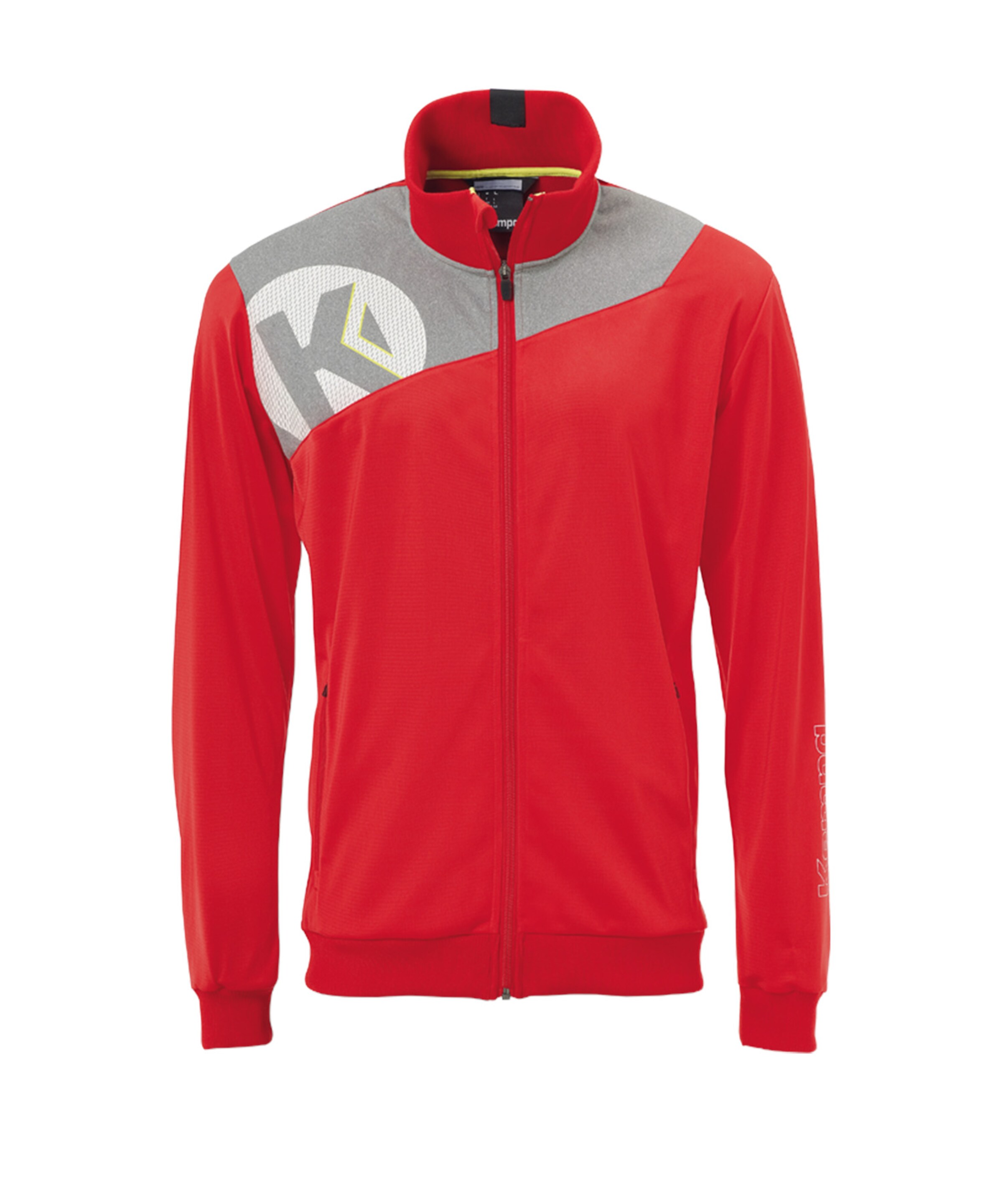 KEMPA Sportsweatjacke in Rot: Vorderseite