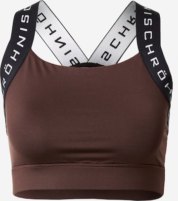 Röhnisch Sports Bra 'KAY' in Brown: front