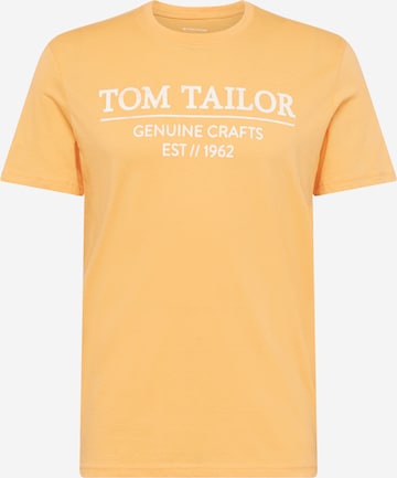 TOM TAILOR Klasický střih Tričko – oranžová: přední strana