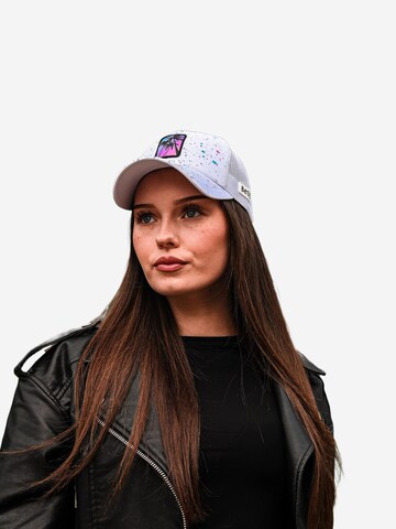 Casquette 'Palms' Be52 en blanc : devant