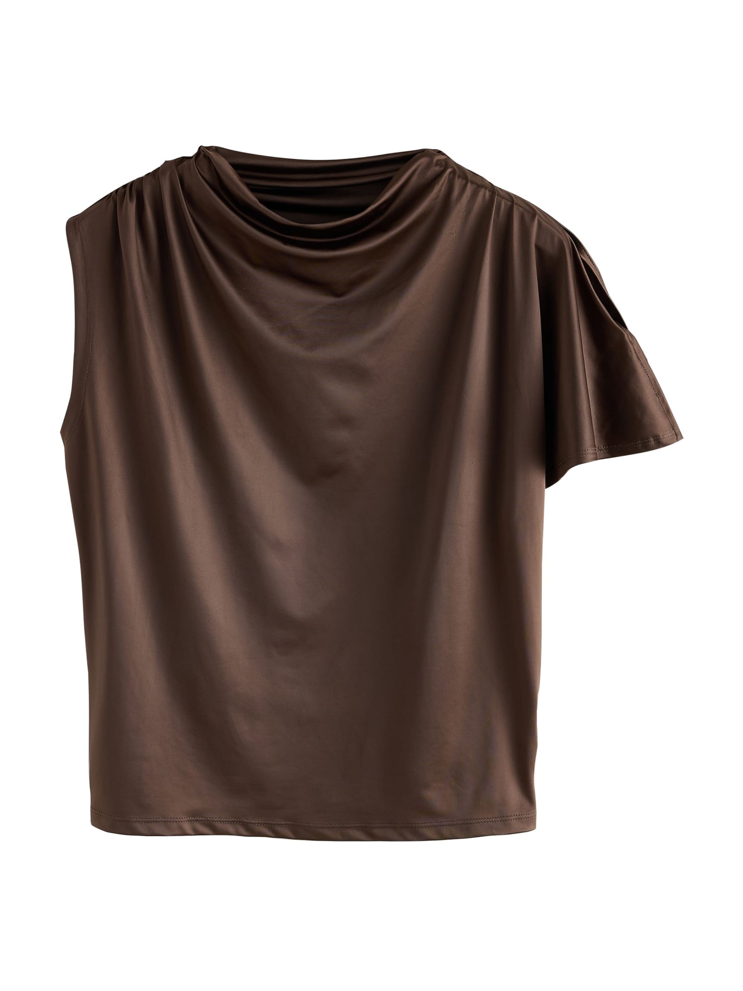 Next - Blusa en marrón: frente