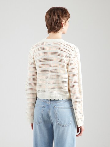 Cardigan 'ONLLykke' ONLY en blanc