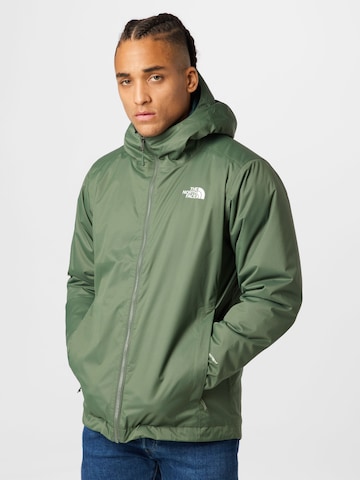 THE NORTH FACE Regular fit Športna jakna 'Quest' | zelena barva: sprednja stran