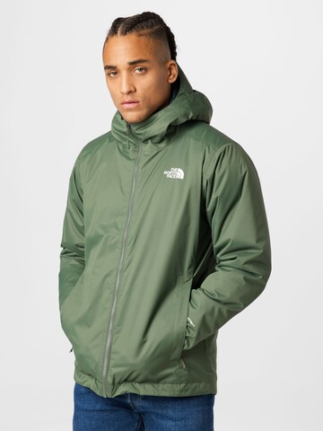 THE NORTH FACE Regular fit Sports jacket 'Quest' in Green: front