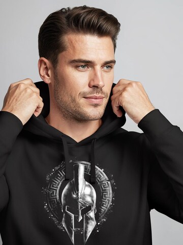 Neverless Sweatshirt 'Sparta'‌‌‌ in Schwarz