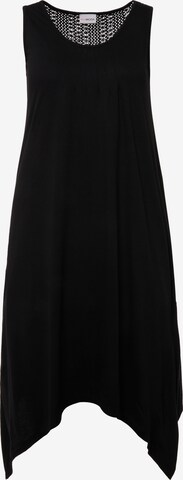 Robe MIAMODA en noir : devant