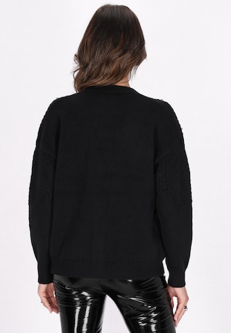 faina - Cárdigan en negro