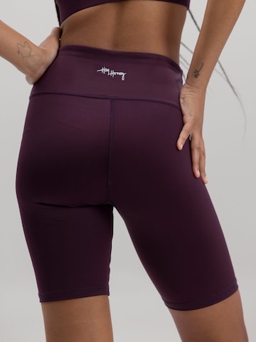 Skinny Leggings 'Biker' Hey Honey en rouge