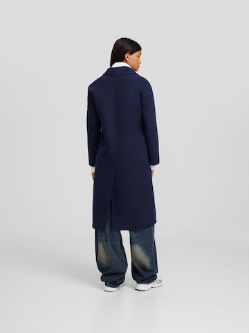 Bershka Between-seasons coat in Blue