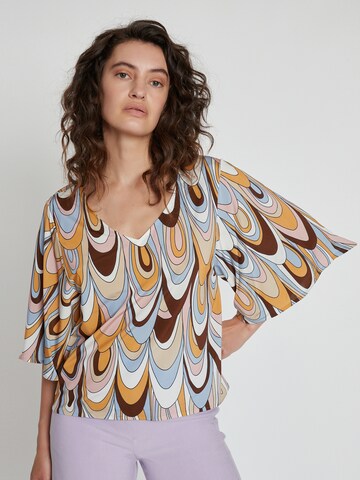 Ana Alcazar Blouse 'Kibone' in Gemengde kleuren: voorkant