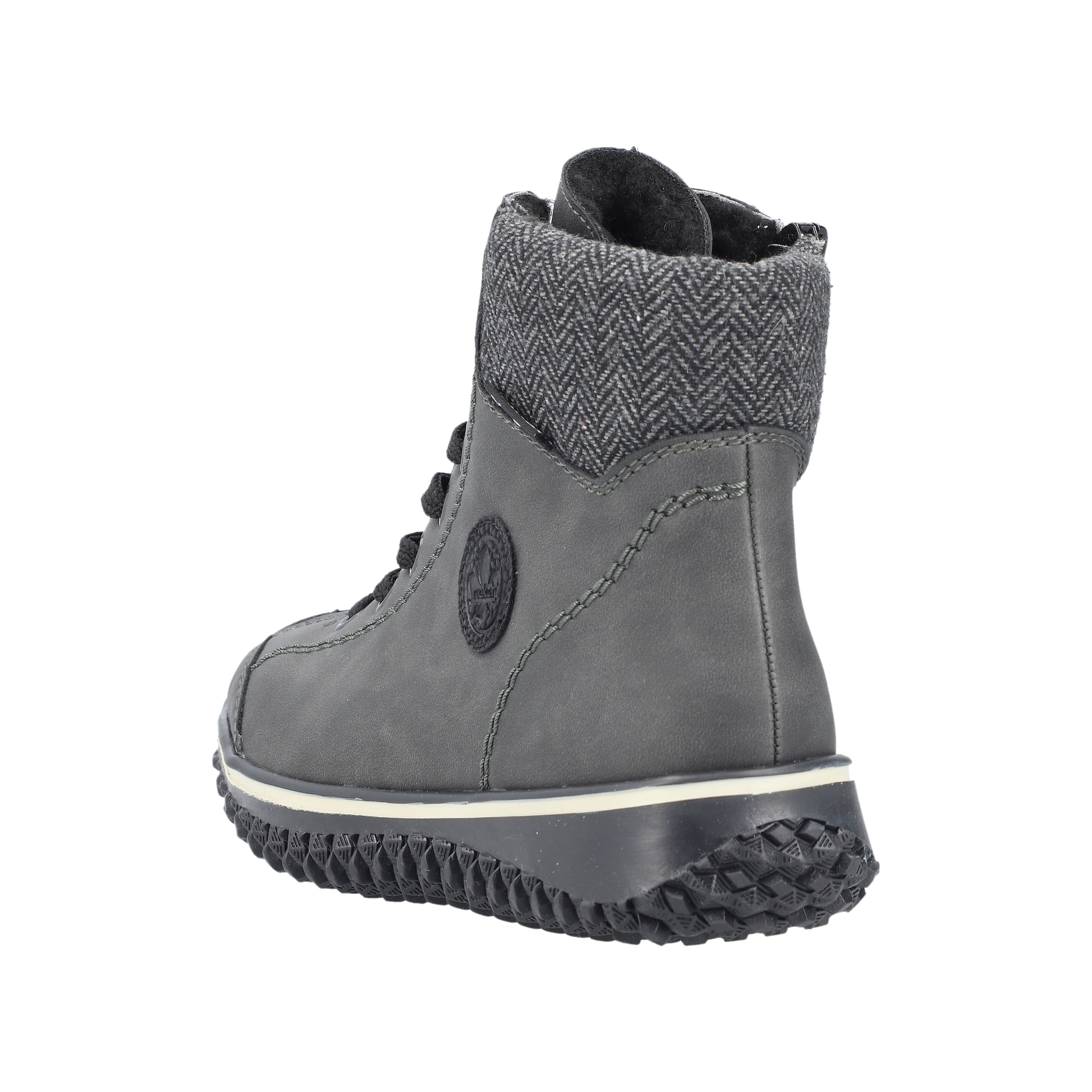 Bottines à lacets Rieker en gris