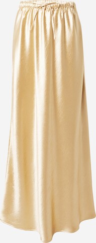TOPSHOP Skirt in Gold: front
