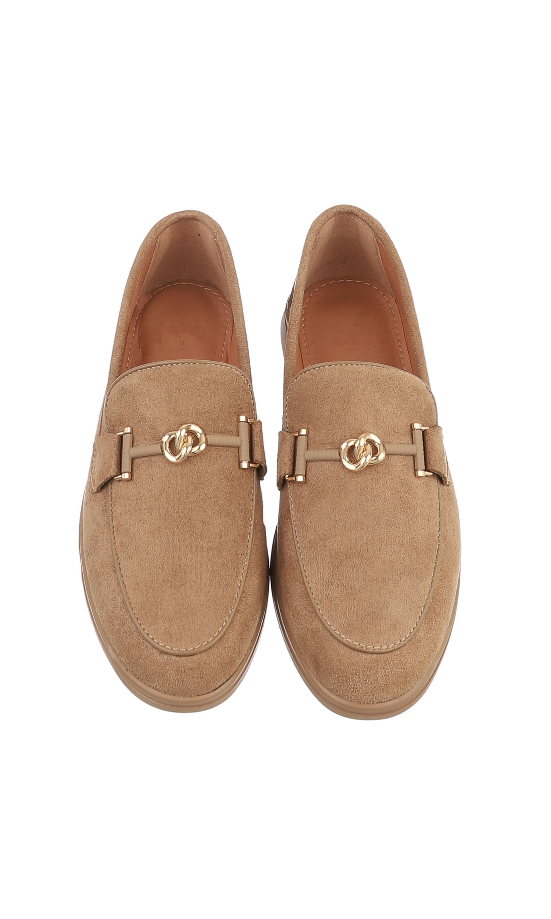 Ital-Design Classic Flats in Brown