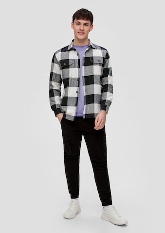 QS Regular fit Button Up Shirt in Black