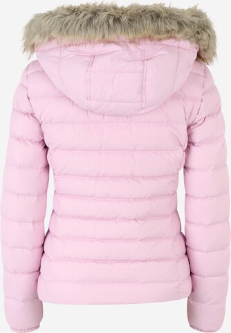 Tommy Jeans Χειμερινό μπουφάν 'Essential' σε ροζ