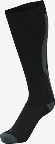 Chaussettes de sport Newline en noir : devant