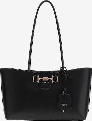 GUESS - Bolso de mano 'GUESS BORSA SHOPPER JANIE' en negro: frente