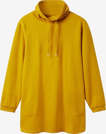 SHEEGO Sweatshirt in Yellow: front