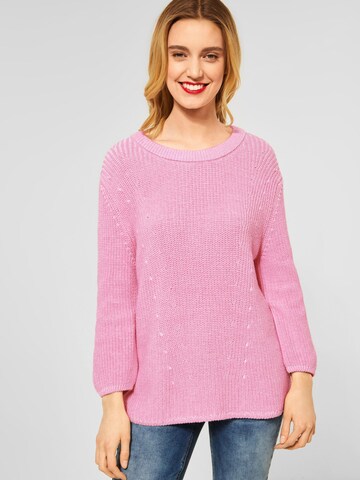 Pullover di STREET ONE in rosa: frontale