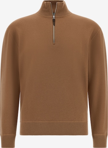 Pull-over Boggi Milano en marron : devant