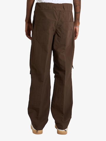 Yes London Wide Leg Hose in Braun