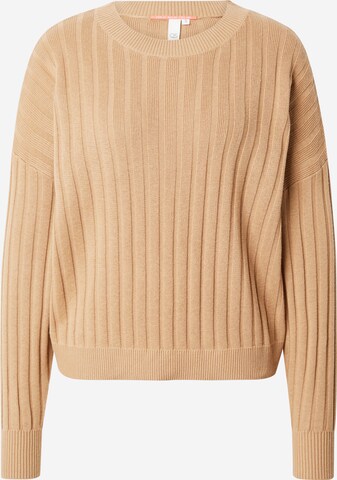 QS Sweater in Brown: front