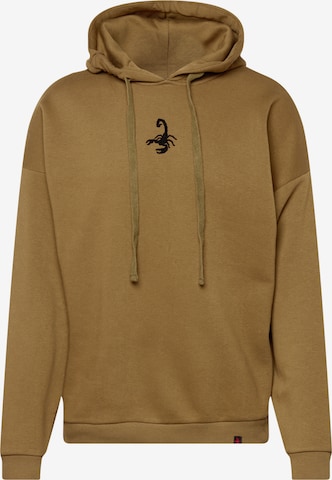 VIERVIER Sweatshirt 'Fine' i brun: forside