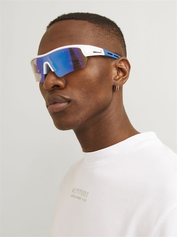 JACK & JONES Sports Sunglasses in Blue: front