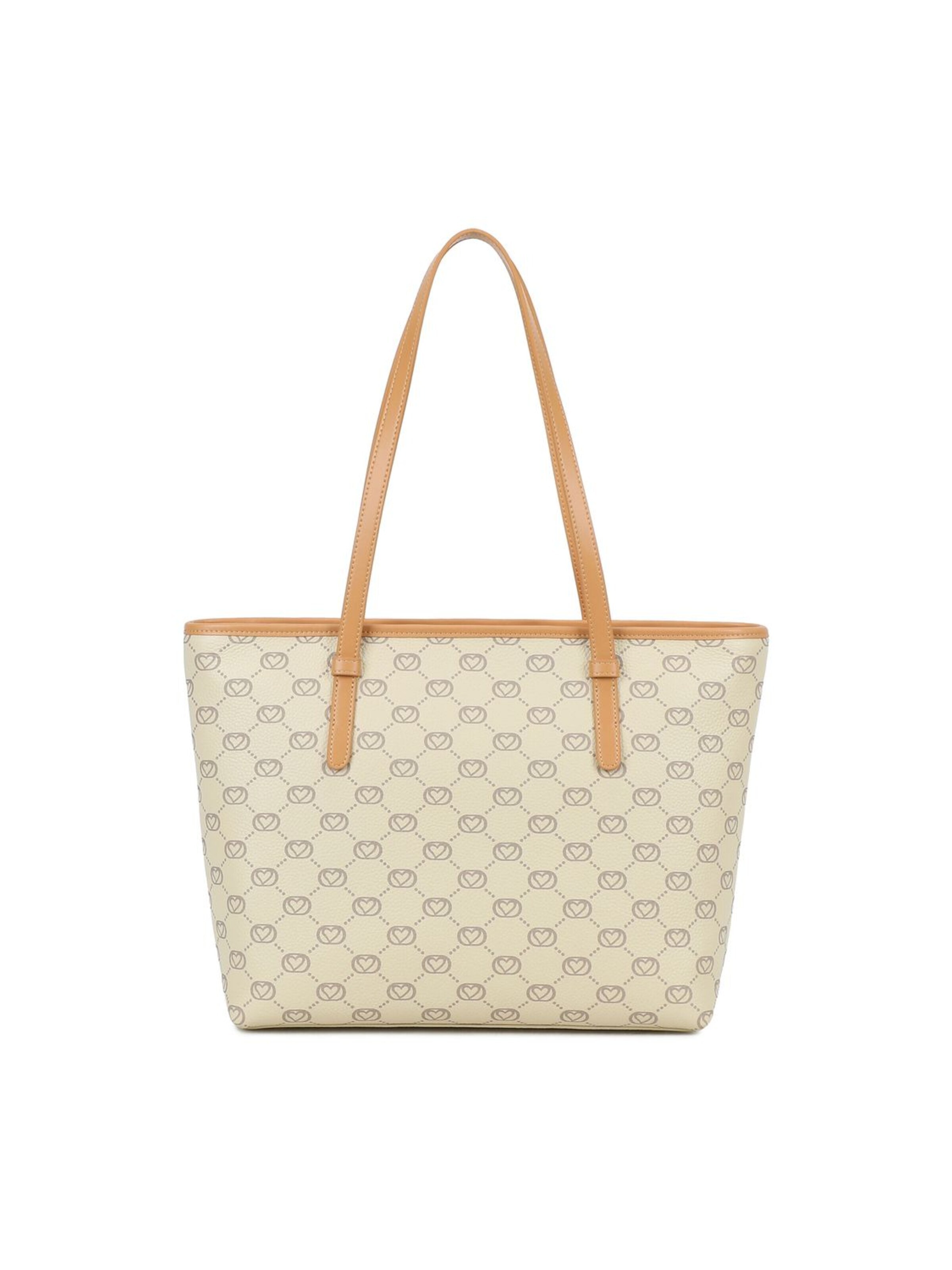 Shopper 'Monogram' di Braccialini in beige