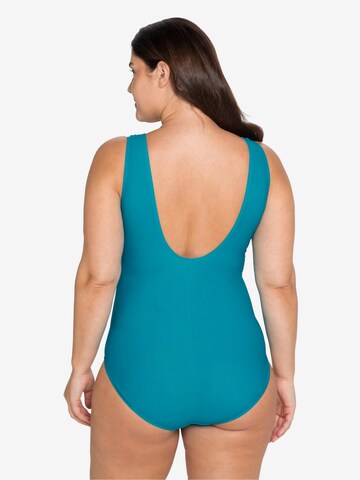SHEEGO Bralette Swimsuit in Blue