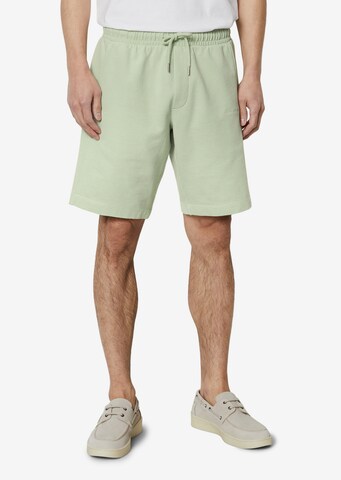 Marc O'Polo Regular Pants in Green: front