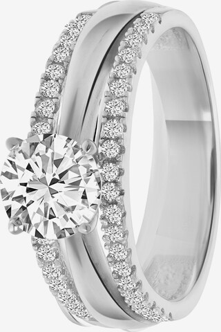 Lucardi Ring in Silver: front