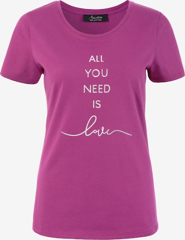 Aniston SELECTED Shirt in Pink: front