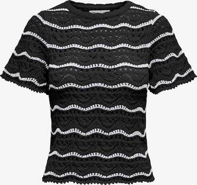 ONLY Pullover 'ONLAnna Sofia' in S in schwarz / offwhite, Produktansicht