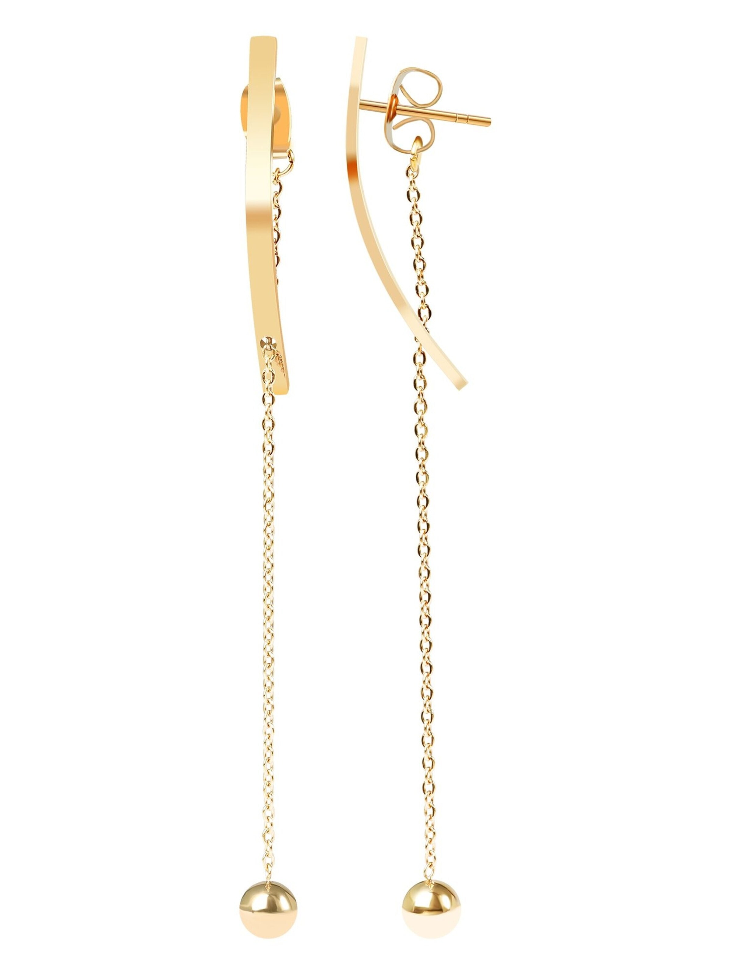 Akzent Earrings 'Agnesa, langlebig' in Gold